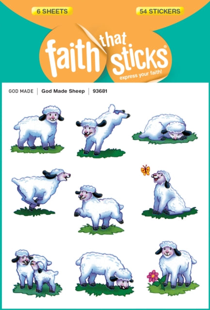 God Made Sheep - Faith That Sticks Stickers