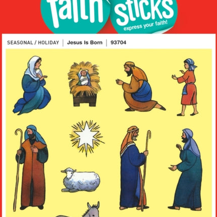 Jesus Is Born - Faith That Sticks Stickers