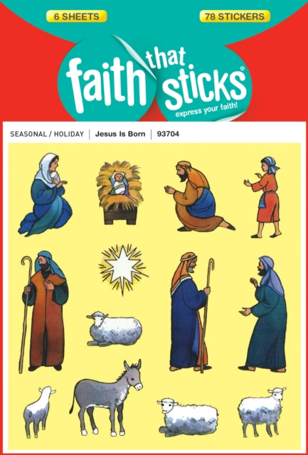 Jesus Is Born - Faith That Sticks Stickers