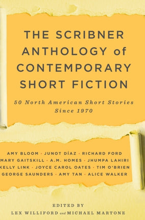 The Scribner Anthology of Contemporary Short Fiction: 50 North American Stories Since 1970