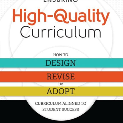 Ensuring HighQuality Curriculum