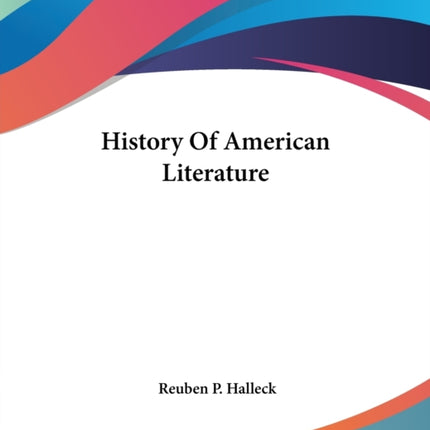 History Of American Literature