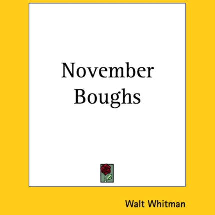 November Boughs