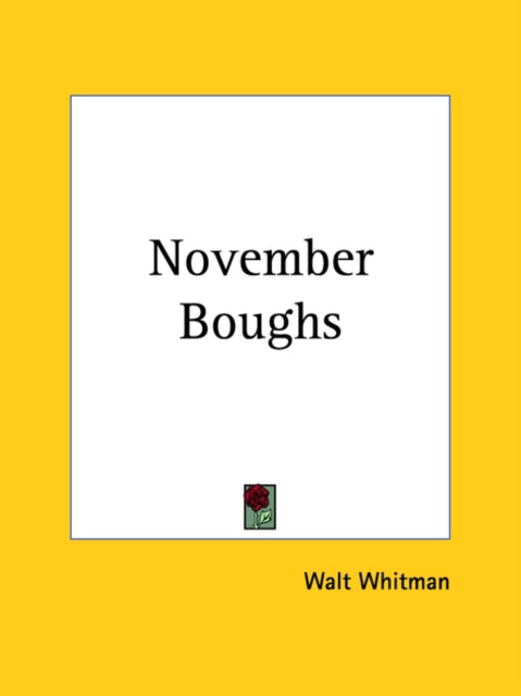November Boughs