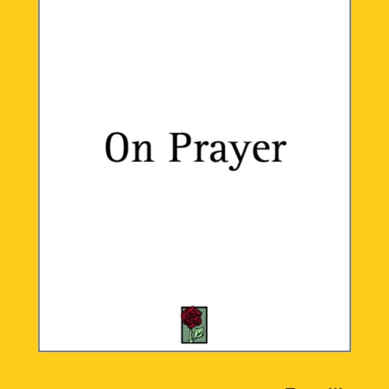 On Prayer