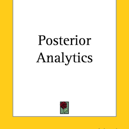 Posterior Analytics
