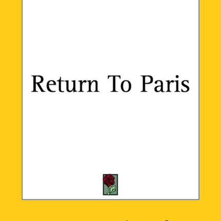 Return To Paris