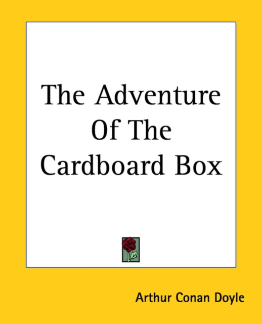 The Adventure of the Cardboard Box