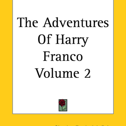 The Adventures Of Harry Franco Volume 2