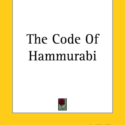 The Code Of Hammurabi