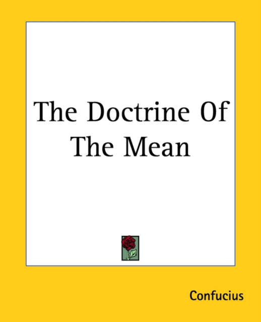 The Doctrine Of The Mean