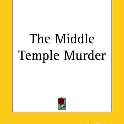 The Middle Temple Murder