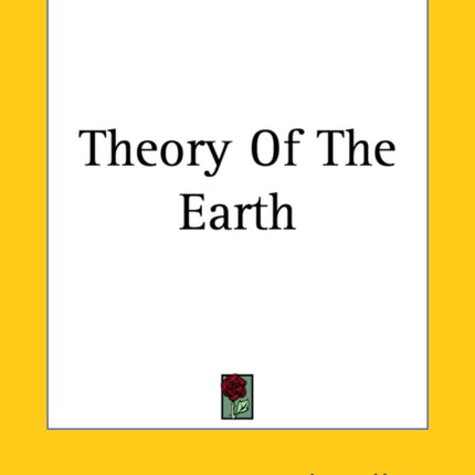 Theory Of The Earth