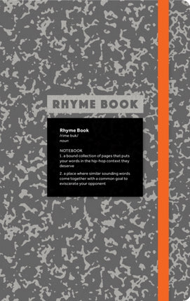 Rhyme Book A lined notebook with quotes playlists