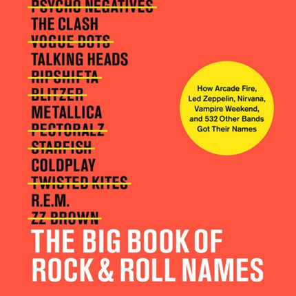 The Big Book of Rock & Roll Names:: How Arcade Fire, Led Zeppelin, Nirvana, Vampire Weekend, and 532 Other Bands Got Their Names