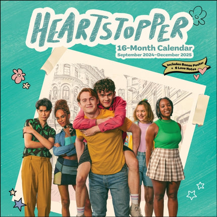 Heartstopper 16Month 20242025 Wall Calendar with