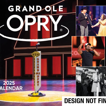 Grand Ole Opry 2025 DaytoDay Calendar