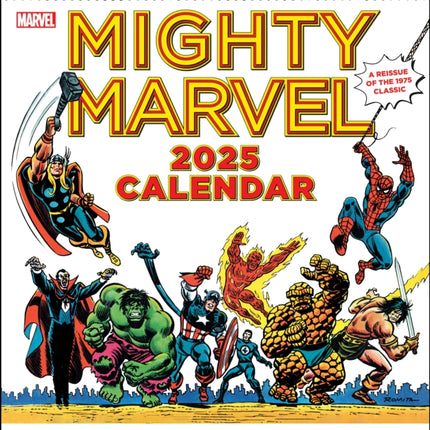 Mighty Marvel 2025 Wall Calendar