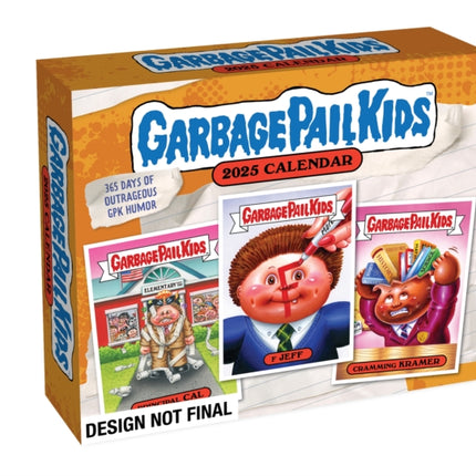 Garbage Pail Kids 2025 DaytoDay Calendar