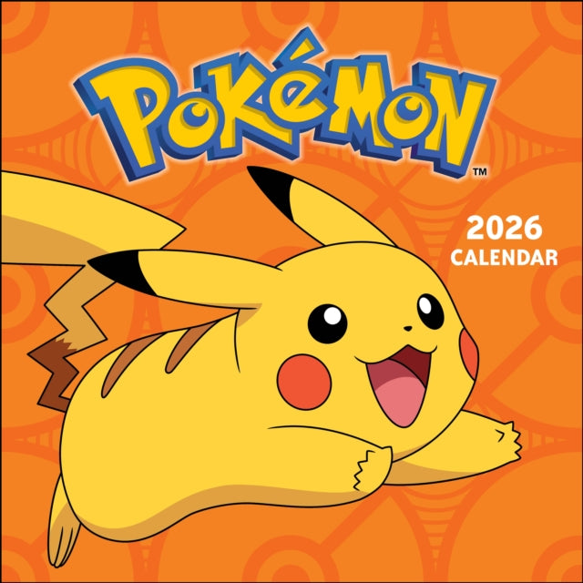 Pokemon 2026 Wall Calendar