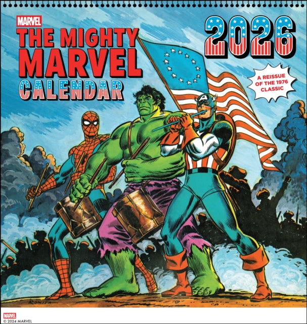 Mighty Marvel 2026 Wall Calendar A Reissue of the