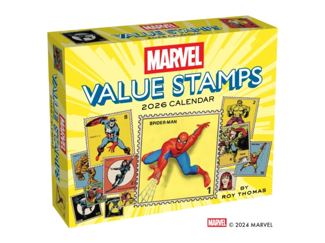 Marvel Value Stamps 2026 DaytoDay Calendar