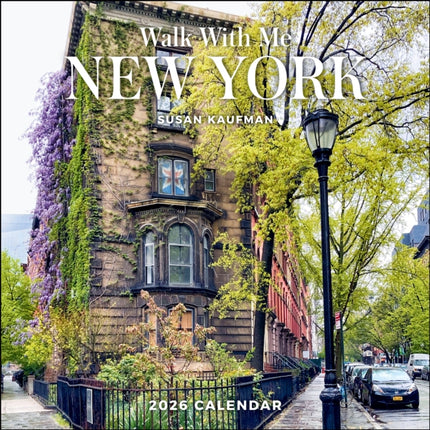 Walk With Me New York 2026 Wall Calendar
