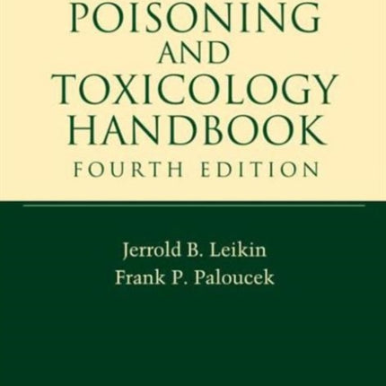 Poisoning and Toxicology Handbook