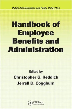 Handbook of Employee Benefits and Administration