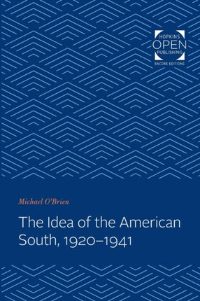 The Idea of the American South, 1920-1941