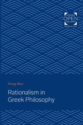 Rationalism in Greek Philosophy