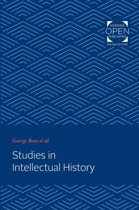 Studies in Intellectual History