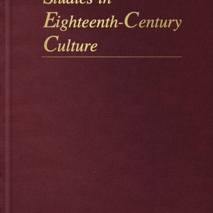Studies in EighteenthCentury Culture