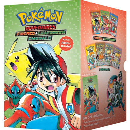 Pokémon Adventures FireRed & LeafGreen / Emerald Box Set: Includes Vols. 23-29