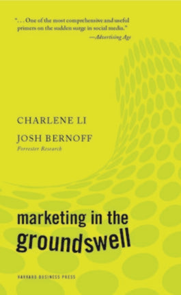 Marketing in the Groundswell