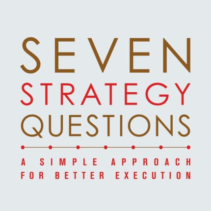 Seven Strategy Questions