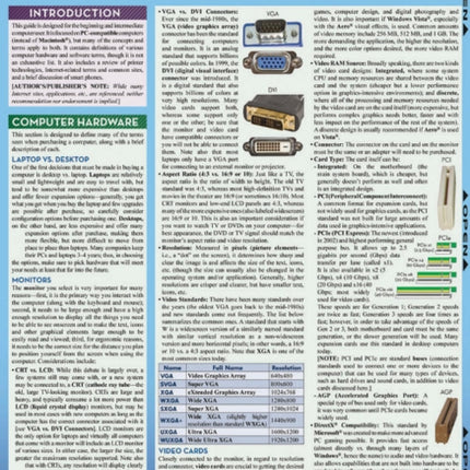 Computer Terminology: QuickStudy Laminated Reference Guide