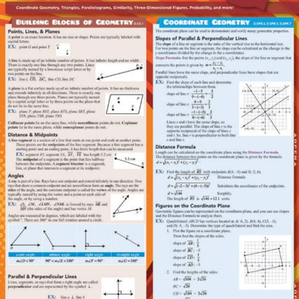 Math Common Core Geometry - 10Th Grade