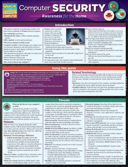 Computer Security: QuickStudy Laminated Reference Guide