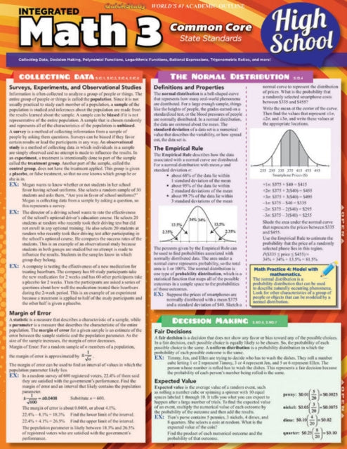 Math 3 Common Core 11th Grade: Integrated