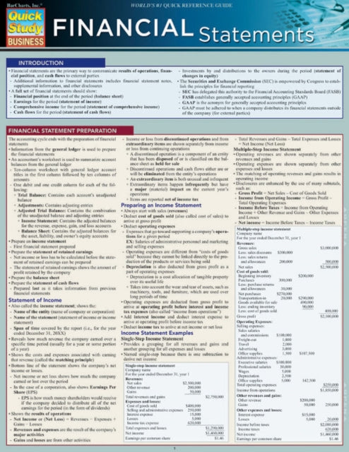 Financial Statements