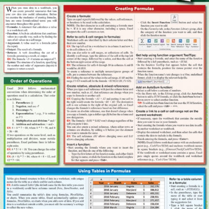 Excel 2016 Formulas