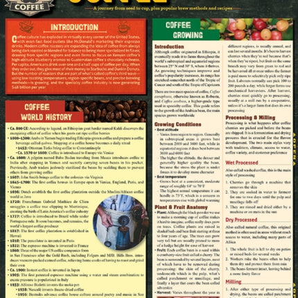 Coffee - Craft & Culture: Laminated Reference Guide to Beans, Brewing, Drinks & More