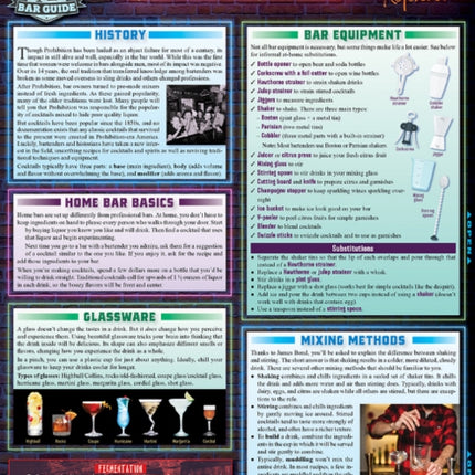 Bar Guide - a Mixology Reference: QuickStudy Laminated Guide