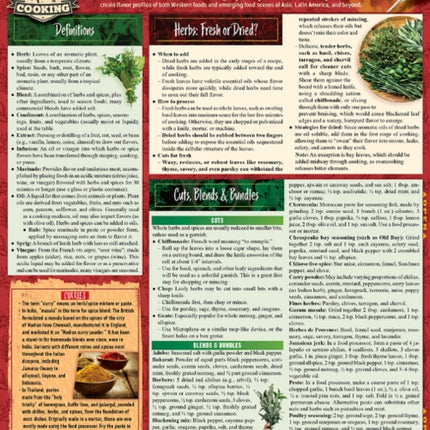 Chef's Guide to Herbs & Spices: A Quickstudy Laminated Reference Guide