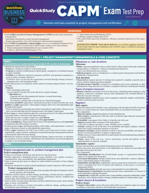 CAPM Exam Test Prep