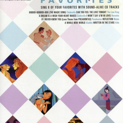 Disney Favorites Pro Vocal Womens Edition Volume 16