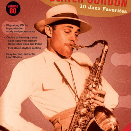 Jazz Play Along Volume 60 Dexter Gordon All Instruments BookCd