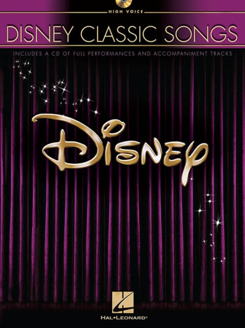 Disney Classic Songs High Voice BookCd