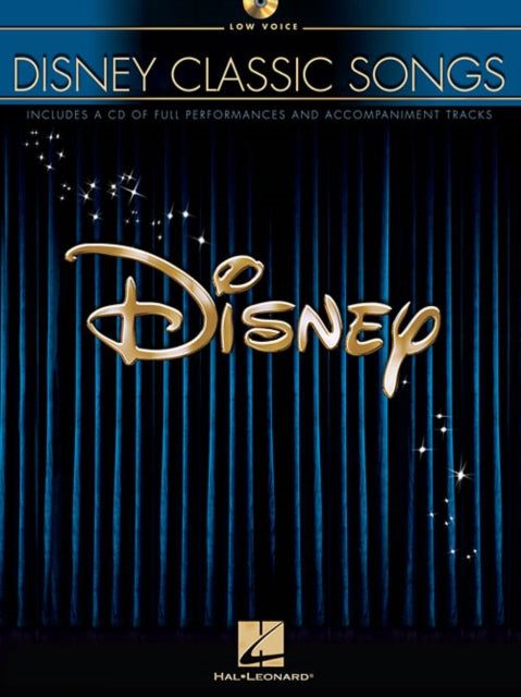 Disney Classic Songs Low Voice BookCd